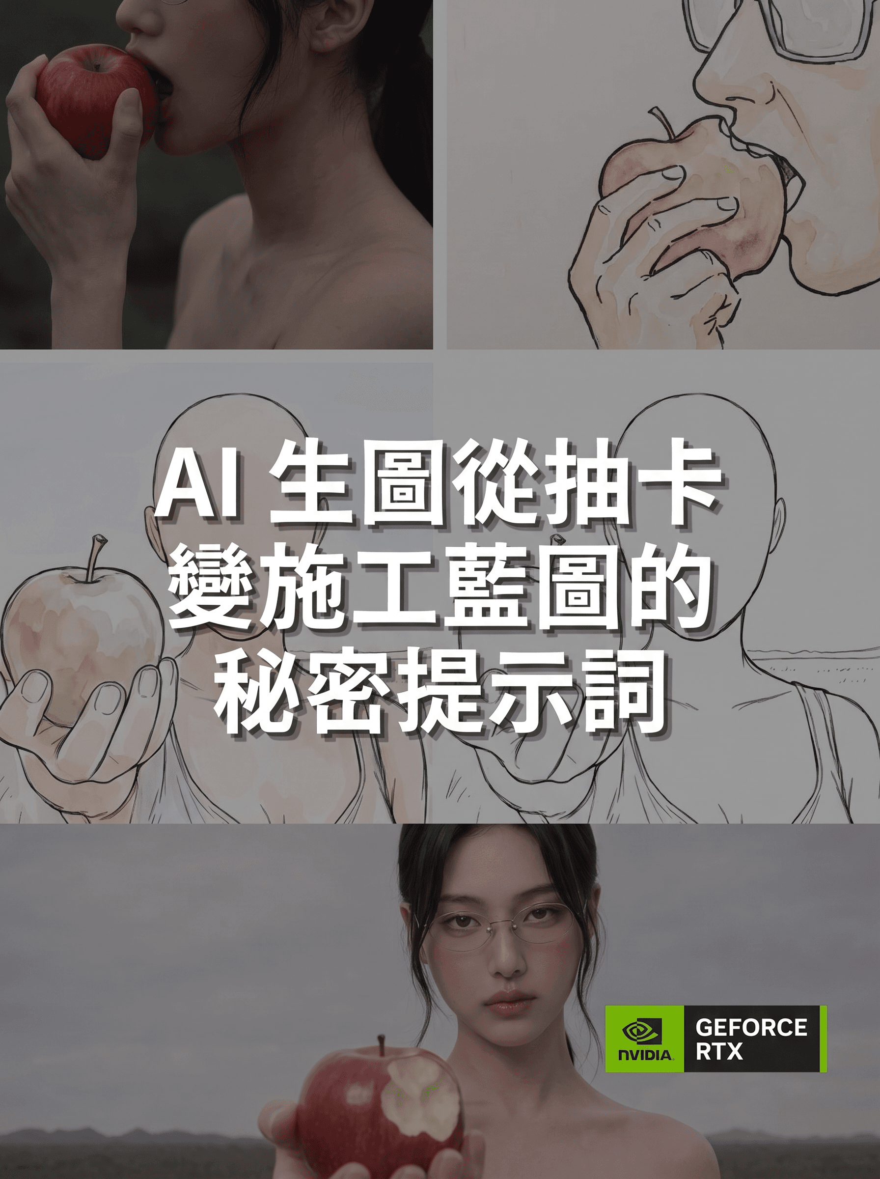 讓AI 生圖從抽卡變施工藍圖的秘密提示詞!